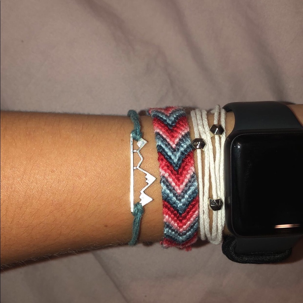 Homemade friendship bracelets